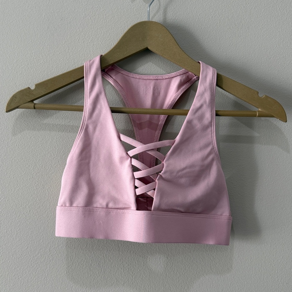 Victoria's Secret Pink Crisscross Racerback Sports Bra size XS
